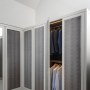Hampshire famility residence | Master dressing room bespoke wardrobes | Interior Designers